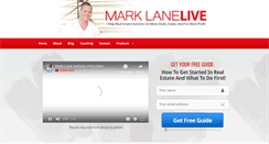 Desktop Screenshot of marklanelive.com